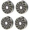 4pcs Brass Internal Wheel Counter Weight Knuckle Counterweight 89g/pcs for 1/10 RC Crawler TRX-6 TRX-4 Bronco Defender Upgrade view 1