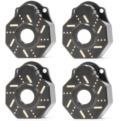 4pcs Brass Internal Wheel Counter Weight Knuckle Counterweight 45g/pcs for 1/10 RC Crawler TRX-6 TRX-4 Bronco Defender Upgrade