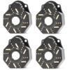 4pcs Brass Internal Wheel Counter Weight Knuckle Counterweight 45g/pcs for 1/10 RC Crawler TRX-6 TRX-4 Bronco Defender Upgrade view 1