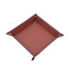 LIUGOU Dice Tray Foldable Dice Trays Hexagon Dice Rolling Tray PU Leather Dice Holder for Dice Games Tray view 4