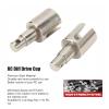 Oumefar Steel Differential Drive Cup RC Diff Outdrive for Losi Baja Rey 1/10, Front Drive Cup with Reduced Friction, High Stability CVD Rotation, RC Parts view 3
