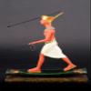 Amazing Egyptian Statue of King Tutankhamun Fisherman Hand Painted Replica Statue Made in Egypt. view 2