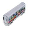 New York City Metro Subway with Latino Union Jack Graffiti 7" Diecast Model 1:100 Scale view 1