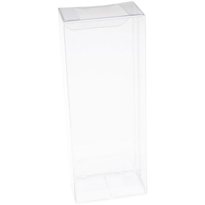 Plymor Clear Folding Action Figure Storage / Display Protector Box, 1.75" W x 1.25" D x 4.5" H, fits 3.75" Figures, 100-Pack