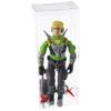 Plymor Clear Folding Action Figure Storage / Display Protector Box, 1.75" W x 1.25" D x 4.5" H, fits 3.75" Figures, 2-Pack view 2