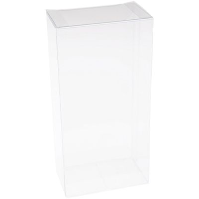 Plymor Clear Folding Action Figure Storage / Display Protector Box, 2.75" W x 1.75" D x 5.5" H, fits 4.25" - 5" Figures, 50-Pack