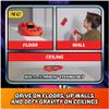 Air Hogs, Zero Gravity Sprint RC Car Wall Climber, Red USB Micro B Rechargeable Indoor Wall Racer, Over 5-Inches Long, Toys for Kids Ages 4 and up view 2