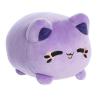 Aurora Enchanting Tasty Peach Ube Purple Yam Meowchi Stuffed Animal - Bright & Colorful Design - Showpiece Plush - 7 Inches view 1
