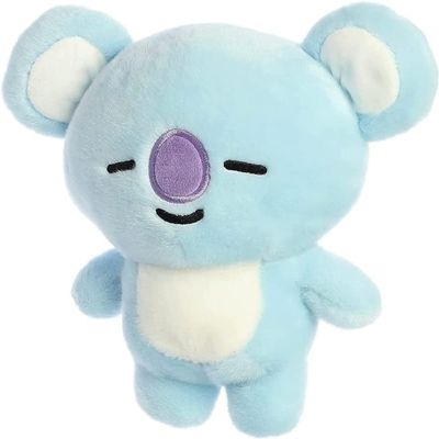 Aurora Lovable BT21 KOYA Stuffed Animal - Collectible Fun - Delightful Cuteness - Blue 9 Inches
