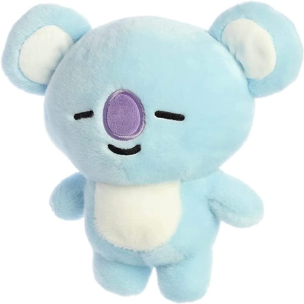 Aurora Lovable BT21 KOYA Stuffed Animal - Collectible Fun - Delightful Cuteness - Blue 9 Inches