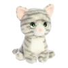 Aurora Expressive Petites Misty Grey Tabby Stuffed Animal - Emotional Connection - Loving Companions - 7 Inches view 2