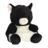 Aurora Adorable Palm Pals Cricket Cat Stuffed Animal - Fun Collectible Plush for Kids and Adult Collectors - Perfect for Decorating Rooms and Birthday Gifts - Black 6 Inches view 2