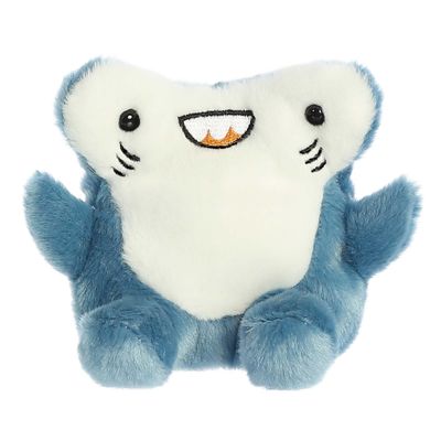 Aurora Adorable Palm Pals Huddleston Hammerhead Shark Stuffed Animal - Fun Collectible Plush for Kids and Adult Collectors - Perfect for Decorating Rooms and Birthday Gifts - Blue 5 Inches