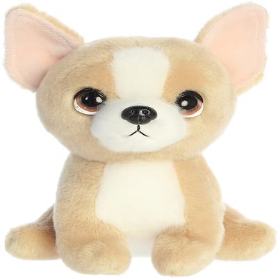 Aurora Expressive Petites Somi Corgi Stuffed Animal - Emotional Connection - Loving Companions - Brown 7 Inches