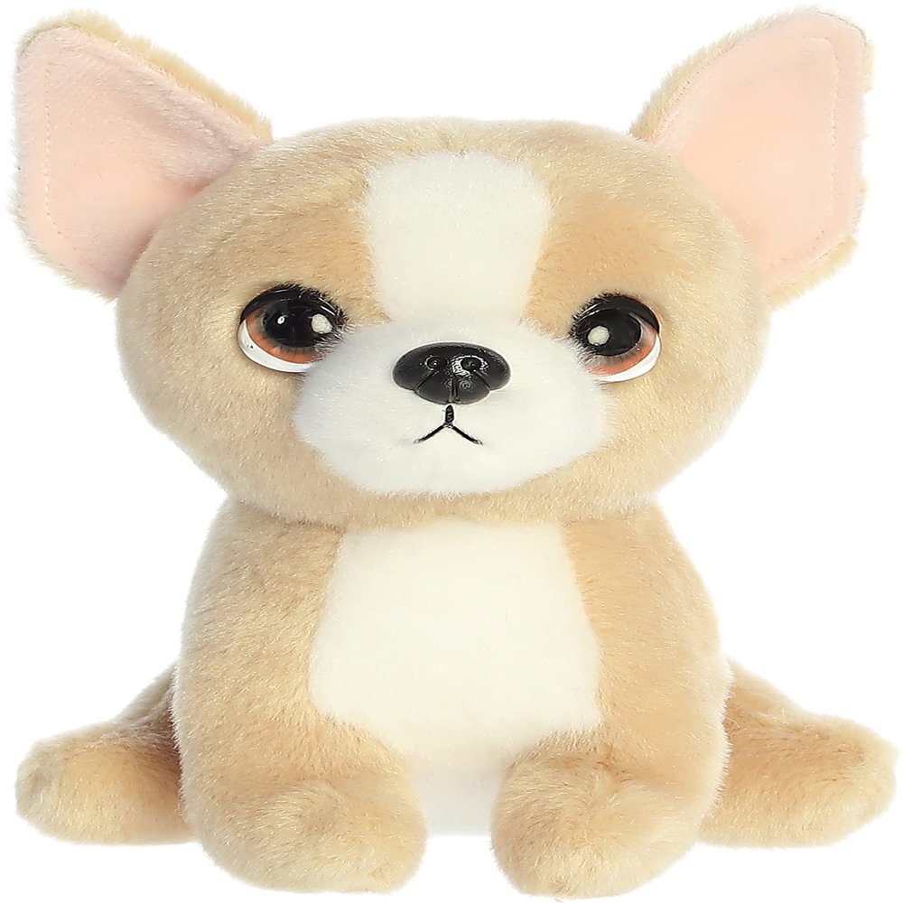 Aurora Expressive Petites Somi Corgi Stuffed Animal - Emotional Connection - Loving Companions - Brown 7 Inches