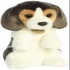 Aurora Adorable Miyoni Tots Sitting Pretty Beagle Pup Stuffed Animal - Lifelike Details Make a Cherished Companion - Perfect for Decorating Bedrooms or Classrooms - White 9.5 Inches view 2