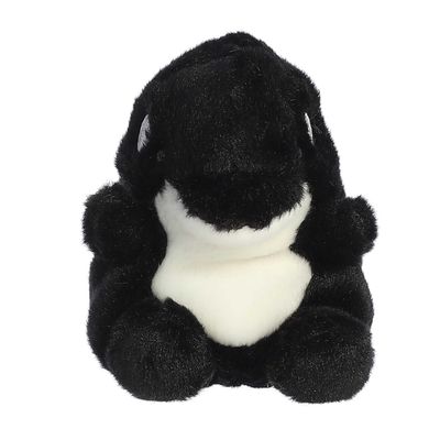 Aurora Adorable Palm Pals Juneau Orca Stuffed Animal - Fun Collectible Plush for Kids and Adult Collectors - Perfect for Decorating Rooms and Birthday Gifts - Black 5.5 Inches