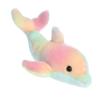 Aurora Adorable Mini Flopsie Dolphin Stuffed Animal - Playful Ease - Timeless Companions - Rainbow 8 Inches view 1