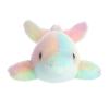 Aurora Adorable Mini Flopsie Dolphin Stuffed Animal - Playful Ease - Timeless Companions - Rainbow 8 Inches view 2