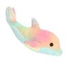 Aurora Adorable Mini Flopsie Dolphin Stuffed Animal - Playful Ease - Timeless Companions - Rainbow 8 Inches view 3