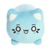 Aurora Enchanting Tasty Peach Marble Soda Meowchi Stuffed Animal - Bright & Colorful Design - Showpiece Plush - Blue 7 Inches view 2