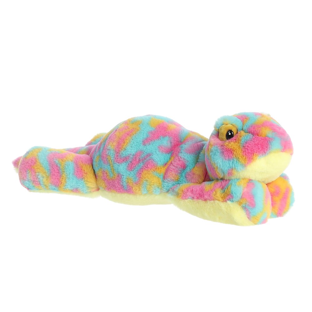 Aurora Laid-Back Snoozles Gecko Stuffed Animal - Cuddly Comfort - Imaginative Playtime - Blue 19 Inches