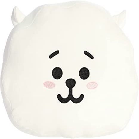 Aurora Lovable BT21 RJ Stuffed Animal - Collectible Fun - Delightful Cuteness - White 14 Inches