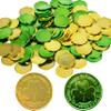GiftExpress St. Patricks Gold Coins - 144 Count Kids Play Lucky Clover Coin, Shamrock Money Pirate Tokens - Toy Treasure for St. Patricks Day Games, Decorations & Party Favors view 1