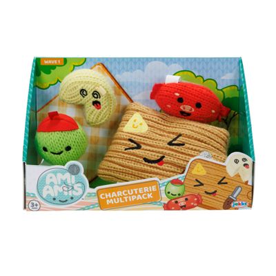 Ami Amis Charcuterie Multipack Mini Soft and Cozy Crochet Plush, Adorably Cute Details, Pocket Sized for on the Go Play! Collection Enthusiasts
