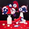 Baseball Centerpiece for Tables Baseball First Birthday Centerpiece Sticks Baseball Table Centerpieces Baseball Party Decorations Rookie of The Year 1st Bday Decor view 4