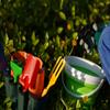 Kidz Gardening Set -Real Metal Gardening Tools Kit for Childrenz Includes Sturdy Shovel,Rake,Fork,Trowel,Kidz Garden Kit with Sun Hat,Apron,Gloves,Tote Bag,Sprayer and Bucket,Outdoor Gardening Gifts view 4