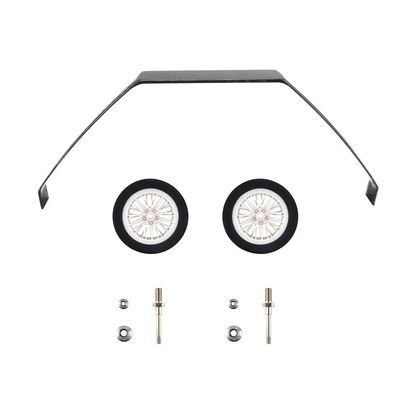 NOBRIM 430 * 155 * 170 * 35mm Carbon Fiber Landing Gear with Wheels for 260# 26CC RC Airplane