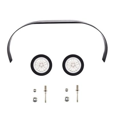 NOBRIM 300# 50CC Carbon Fiber Landing Gear with Wheels for RC Model 465 * 160 * 198 * 40mm