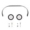 NOBRIM 300# 50CC Carbon Fiber Landing Gear with Wheels for RC Model 465 * 160 * 198 * 40mm view 1