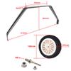 NOBRIM 260# 80CC Carbon Fiber Landing Gear with Wheels for RC Model 515 * 230 * 205 * 40mm view 2