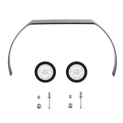 NOBRIM 450 * 235 * 225 * 40mm 300#70CC Carbon Fiber Landing Gear with Wheels for RC Model