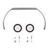 NOBRIM 450 * 235 * 225 * 40mm 300#70CC Carbon Fiber Landing Gear with Wheels for RC Model view 1
