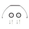 NOBRIM 520 * 160 * 248 * 40mm 300#90CC Carbon Fiber Landing Gear with Wheels for RC Model view 1