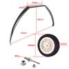NOBRIM 520 * 160 * 248 * 40mm 300#90CC Carbon Fiber Landing Gear with Wheels for RC Model view 2