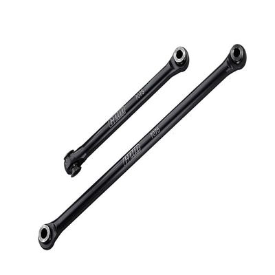Axial 1/18 UTB18 Capra 4WD Unlimited Trail Buggy AXI01002 Upgrade Parts Aluminum 7075-T6 Front Steering Link Rods - Black