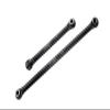 Axial 1/18 UTB18 Capra 4WD Unlimited Trail Buggy AXI01002 Upgrade Parts Aluminum 7075-T6 Front Steering Link Rods - Black view 1