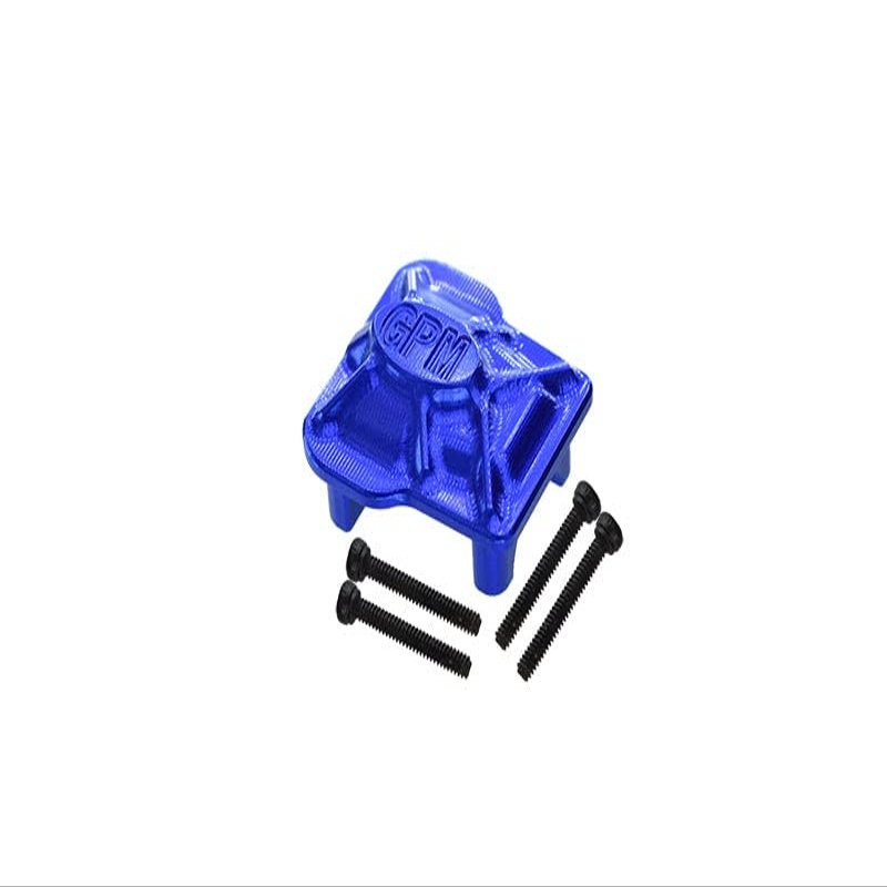 Aluminum 7075-T6 Front Or Rear Axle Cover for Traxxas 1:18 TRX4M Ford Bronco Crawler 97074-1 / TRX4M Land Rover Defender 97054-1 / TRX4M K10 High Trail Crawler 97064-1 Upgrades - Blue