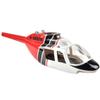 NOBRIM RC Helicopter 470 B206 RC Helicopter Pre-Painted Fuselage 470 Size Red Black White Painting view 1