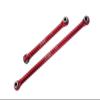 Axial 1/18 UTB18 Capra 4WD Unlimited Trail Buggy AXI01002 Upgrade Parts Aluminum 7075-T6 Front Steering Link Rods - Red view 1