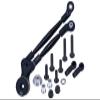 Aluminum Hi-Torque Servo Saver 25T with Aluminum Tie Rod for Tamiya 1/12 RC Lunch Box - Black view 1