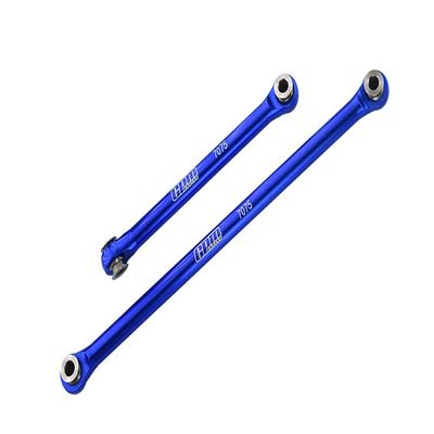 Axial 1/18 UTB18 Capra 4WD Unlimited Trail Buggy AXI01002 Upgrade Parts Aluminum 7075-T6 Front Steering Link Rods - Blue