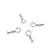Tyenaza RC Clip Pins, 100 Pcs Stainless Steel RC Car Clip Pins Buggy Shell Clips RC Truck Body Clips RC Products RC Car Pin for HSP Redcat HPI RC 1/10 Model Car Spare Part view 2