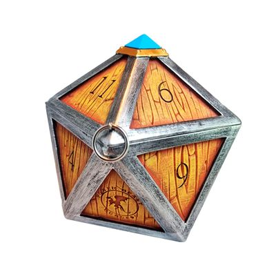 POWER BEAST Dungeon Giant Dice Chest Dice Storage Box, Holder Vault Case, Dungeons and Dragons, D&D, Dungeon Master, Mimic Chest, DND, Dice Jail. Holds 9 Sets of Polyhedral Dice.