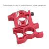 VBESTLIFE RC Motor Mount, 2 Piece Design Aluminum Alloy RC Motor Fixed Holder Seat for Arrma 6s Kraton 1/8 Remote Control Vehicle (Red) view 2