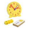 Colaxi Teaching Clock Toy, Toddler Teaching Time, with 12 Learning Card, Analog and Numbers Time Clock for Homeschool Toddlers Children view 1
